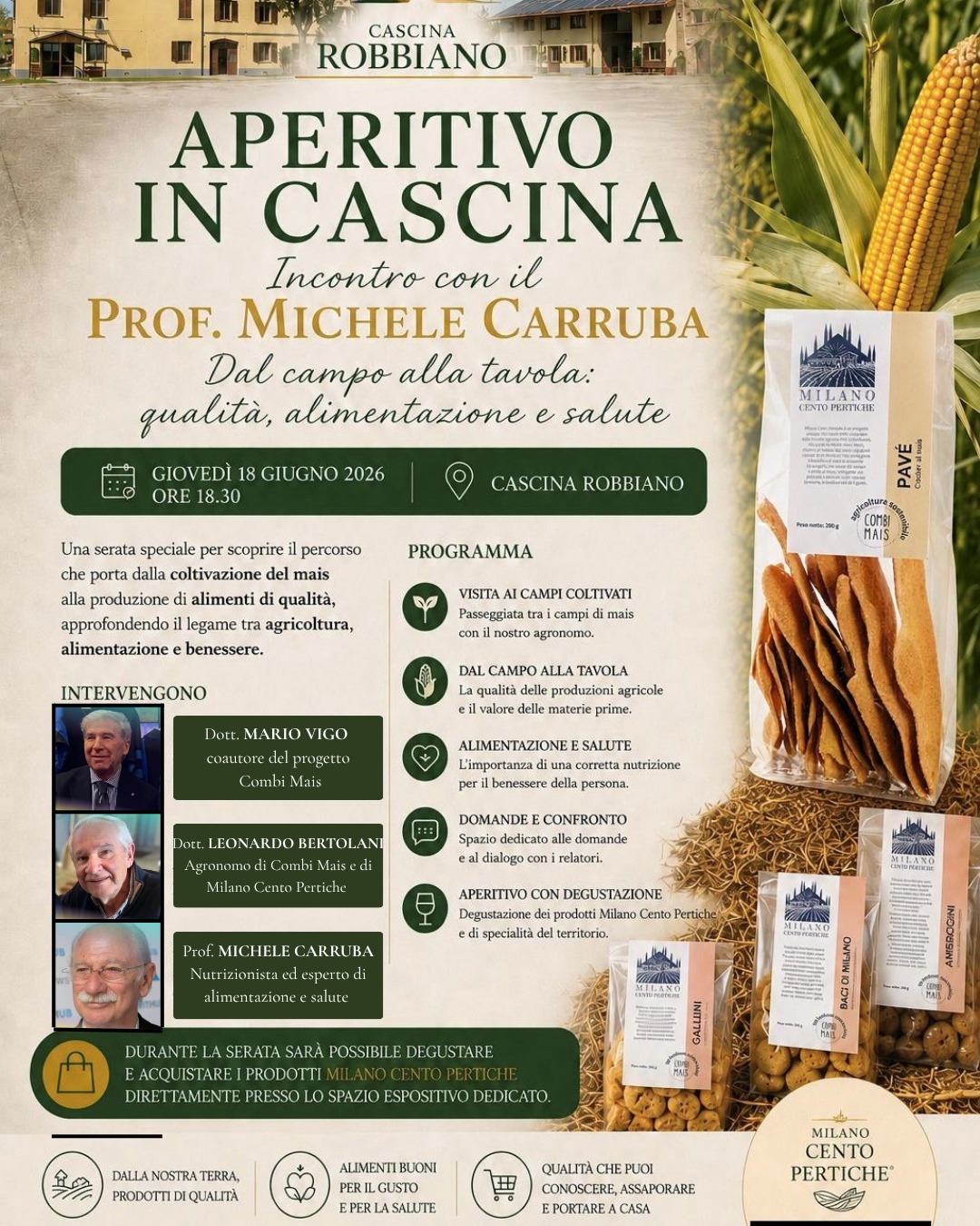Aperitivo in Cascina - 18 giugno 2026